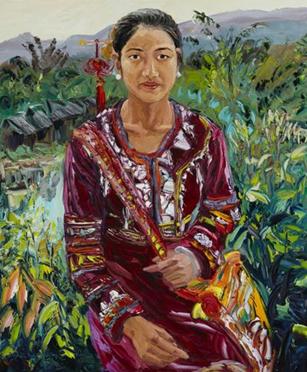 重彩油画笔下的七彩云南画展在京启幕
