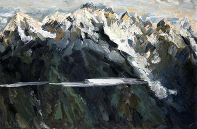 重彩油画笔下的七彩云南画展在京启幕