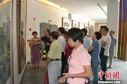 全国中国画作品展广东东莞启幕