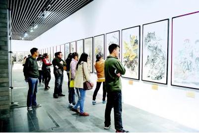 中国百位画家走进延安榆林写生展陕西西安启幕