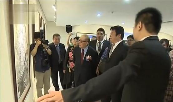 覃志刚55幅书画作品台湾台北展出