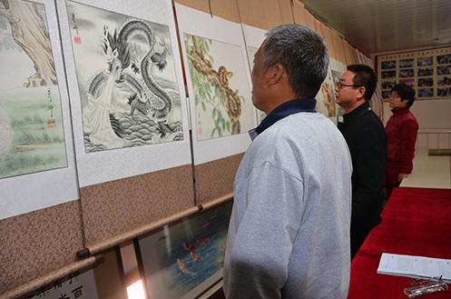 肖彥卿畫展在內蒙古赤峰古玩城舉行