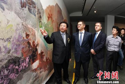 王林旭当代水墨作品展广东美术馆举行