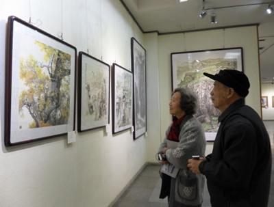 “艺无垠”绘画作品展河北美术馆开展