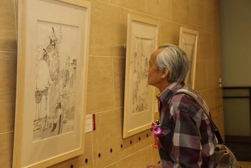 吕书峰中国人物画展北京中国美术馆开幕