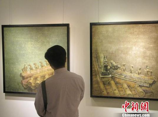 西行回望范一夫夫、王刚、董强书画联展台中市开幕