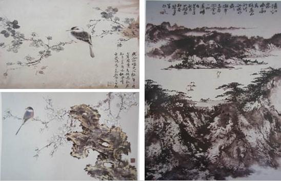 有凤来仪·四位名家书画精品展山东淄博开幕