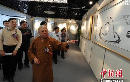 2013月照上人禅画福州回顾展福州开幕