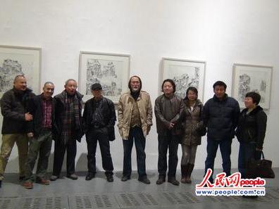 岳增光山水画作品展在京开幕