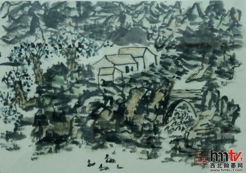 画家于力,落地衔草与陈仓,壮年拜于长安画派名门大家赵振川为师,不断以长安画派的“探索”精神,摹写黄土沟壑万千粗犷,抒发农耕家园珠光宝气,且将大西北制种种风情挥洒于腕下,令千百尺素墨留于宣纸之上,他常转身陕南陕北关中,惨淡经营写生一事,磨砺笔墨化开困惑,与水墨开生面,与画图立新意。