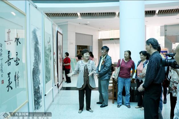广西画家陈再崇师生书画展广西南宁开展