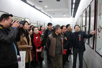 中国作家书画作品展湖南衡阳市美术馆揭幕