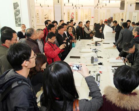 2013年两岸青年书画家作品展亮相福建