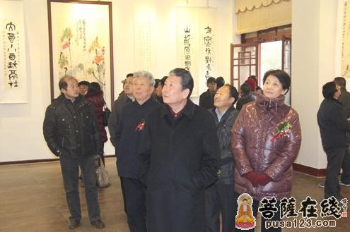 王若愚书画展河南开封大相国寺书画院启幕