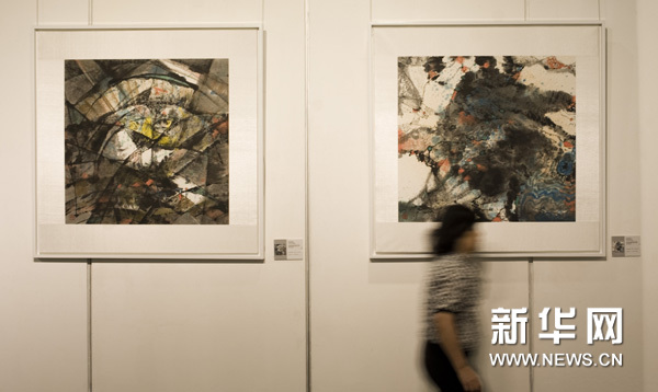 萧加鸿“墨彩魔方世界”新中国画展亮相香港