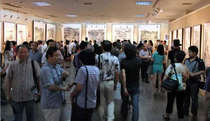 澄怀问道——满维起、谢冰毅暨工作室画家作品展展厅
