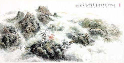 王楚材书画作品展广州图书馆新馆举行