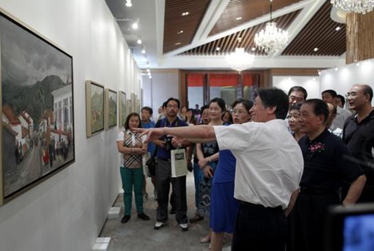 第一届国际油画写生邀请展河北崇礼开幕