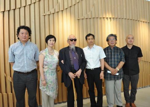 文怀沙 徐嬿婷 郅敏书画雕塑作品三人展在京亮相