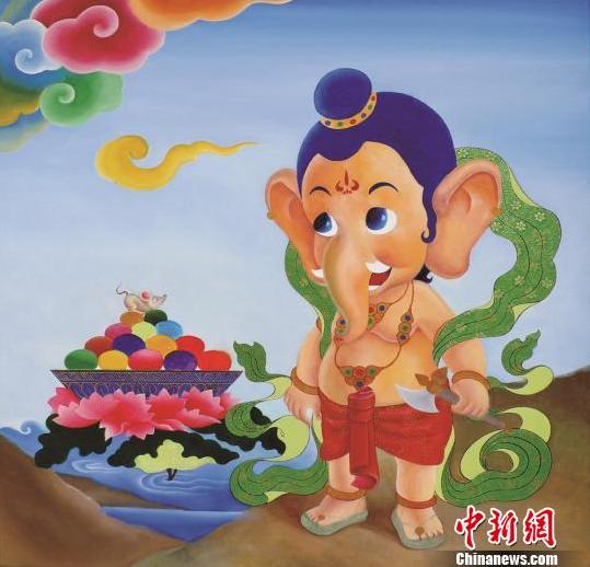 西藏唐卡探索性创作展媒体发布会珠海召开