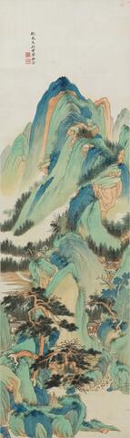 吴琴木-山水四条屏·云壑松阴