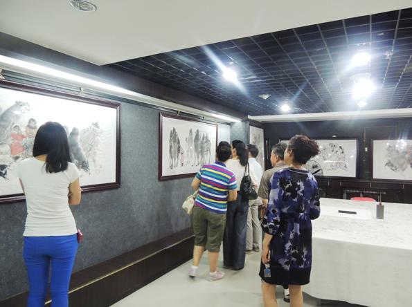 全国书画名家甘南采风行书画展甘肃兰州开幕