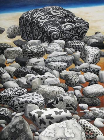 心裹霓裳,石沁花·吴洋个人作品展在京启幕