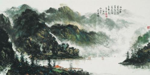 廖华强山水画展移师广东中山美术馆