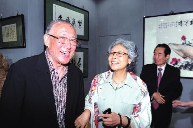 爱新觉罗·启骧与李味辛伉俪书画展在京开幕