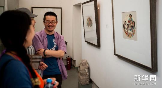 中法艺术对话 徐航、琳达·布丹作品亮相798