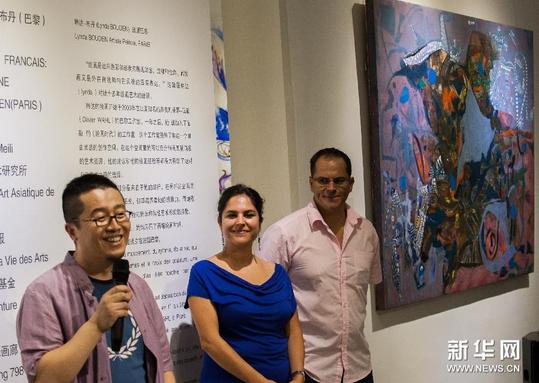 中法艺术对话 徐航、琳达·布丹作品亮相798