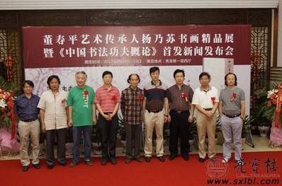 杨乃苏书画展陕西西安亮宝楼举行