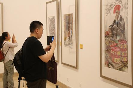 “生活之美”画家周波115件中国画亮相中国美术馆