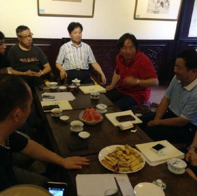 中秋雅集书画家作品展四川成都会馆开幕