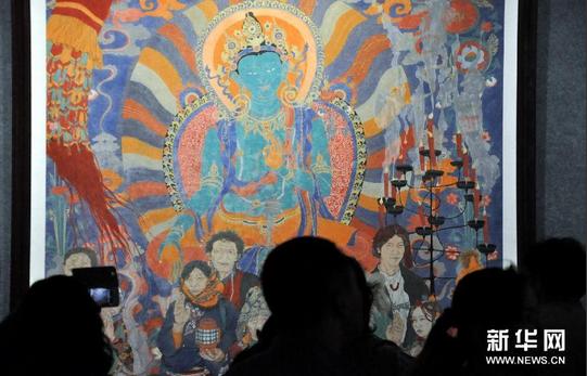 首届“朝圣敦煌”全国美术作品展甘肃敦煌开展