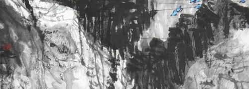 刘明才水墨画作品广东深圳展出