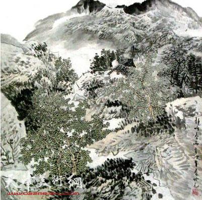 心随天籁·尚世元中国画山水画展7日天津亮相