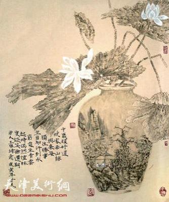心随天籁·尚世元中国画山水画展7日天津亮相