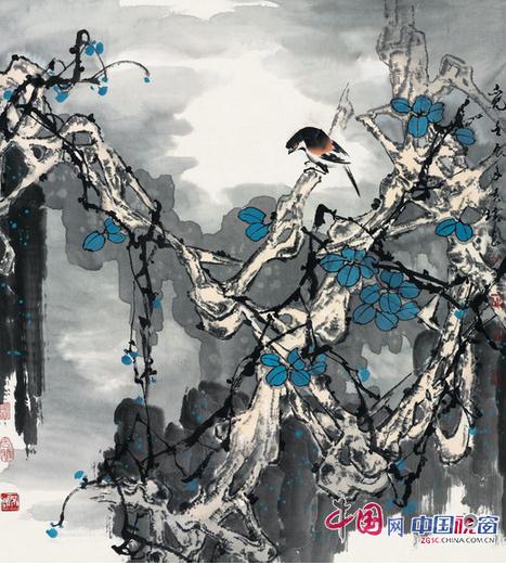 览物有我在 挥洒真性情——读著名画家孙贵璞先生的花鸟画