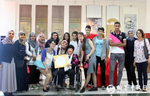 秦百兰受邀赴卡萨布兰卡举办中国仕女画展