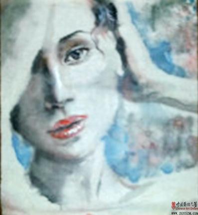 水墨韵味与西画的完美融合------潜力的女性人物画家铃番