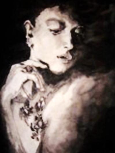 水墨韵味与西画的完美融合------潜力的女性人物画家铃番