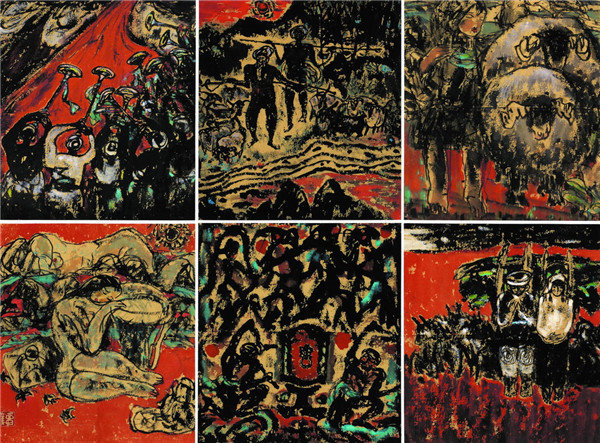 巴楚印象·2014刘文谌彩墨艺术展亮相湖北武汉