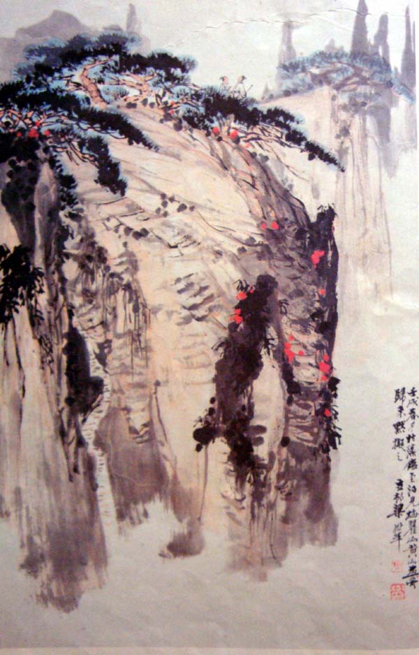 中国山水画大家风采-梁树年先生作品欣赏