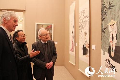 ���ͷ����桷�黭չ�ڷ������迪Ļ