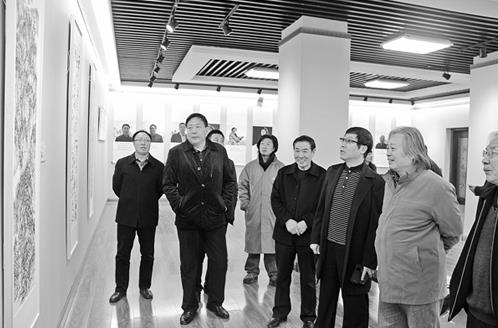 河东十二书画家作品亮相山西美术馆