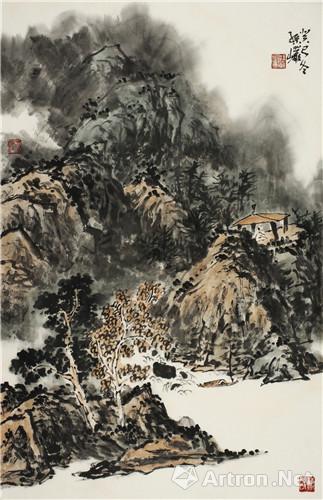 溪山无尽代祀绵远山水画全国巡展天津启幕