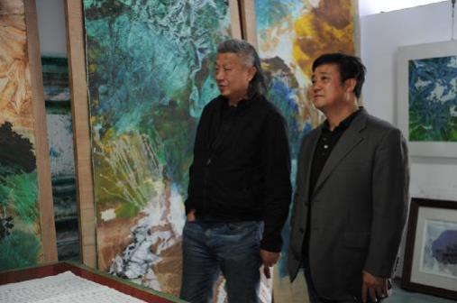 2014美术报艺术节郑忠工作室开放展海安启幕