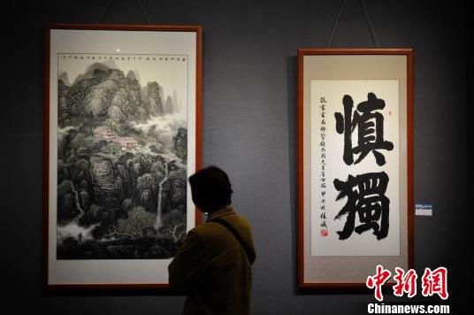 中国书画精品联展亮相云南昆明市博物馆