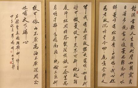 唐装靓京华 将军泼墨香——将军部长联谊笔会京华召开